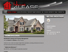 Tablet Screenshot of homes4lease.com